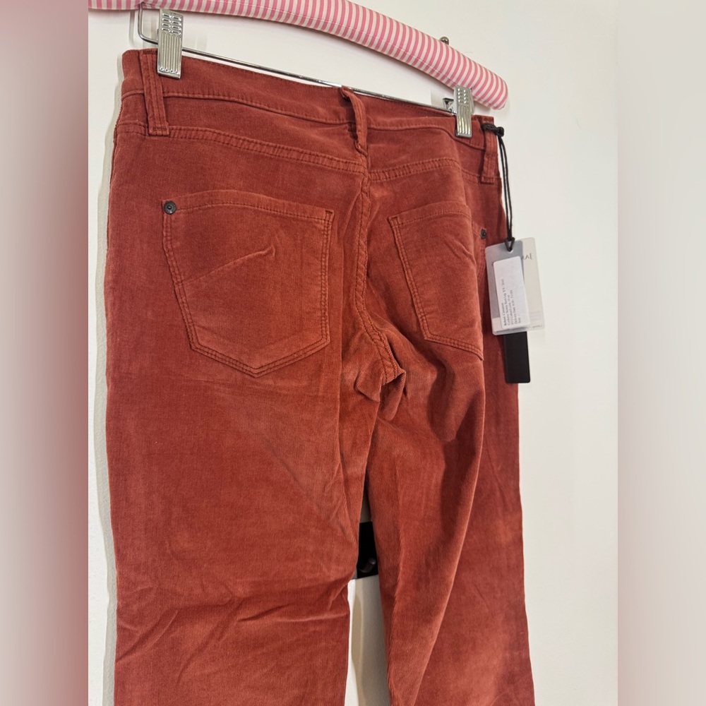 NWT James Jeans Terracotta Micro Corduroy Pants Size 25 Denim Style Womens Soft - Picture 4 of 11